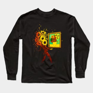 Van Gogh's Sunflowers Long Sleeve T-Shirt